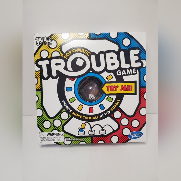 New Hasbro Gaming Trouble Pop-O-Matic Board Game - Picture 1 of 11